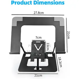 Ergonomic Dual Laptop Phone Stand