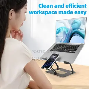 Ergonomic Dual Laptop Phone Stand