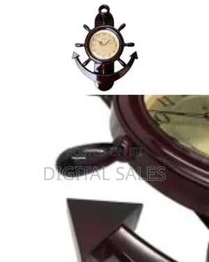 Home Metal Wall Decor, Wall Clock for Living Room Deco