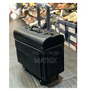 Pilot Travel Suitcase Bag- Black