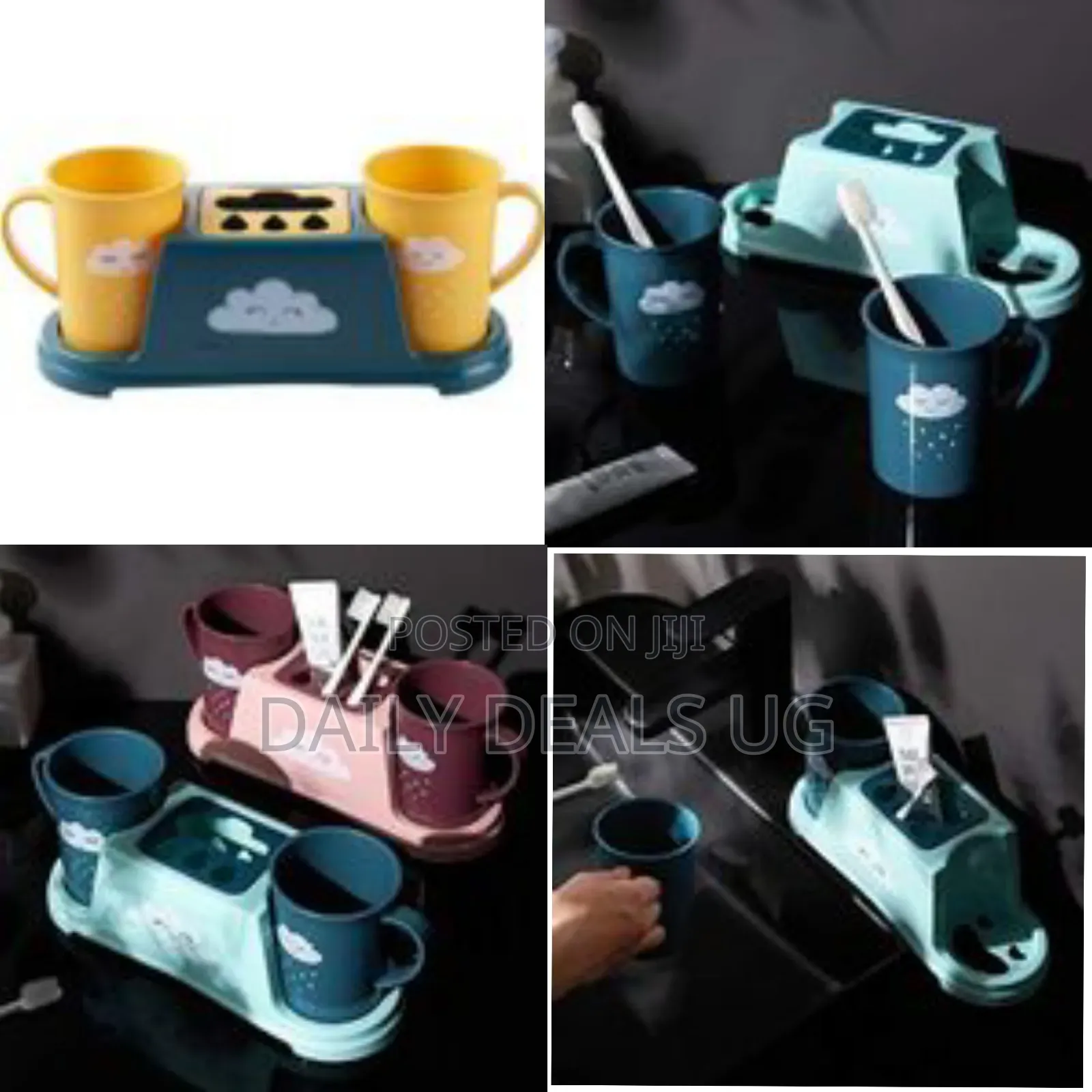 Toothbrush Holder Stand Home Couple Toothpaste Rack Sets