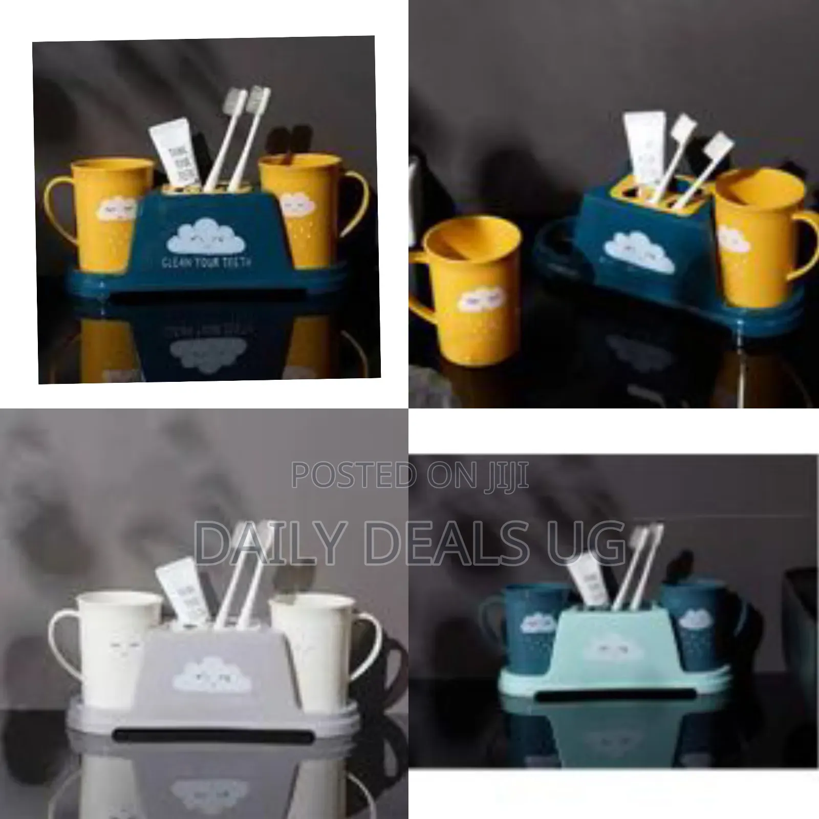 Toothbrush Holder Stand Home Couple Toothpaste Rack Sets