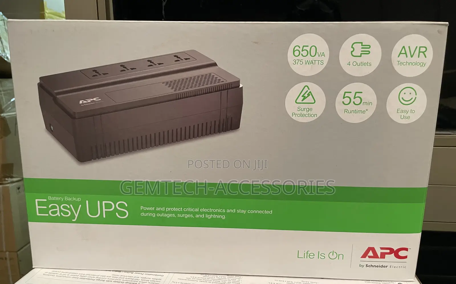Apc 650v Uninterrupted Power Supply