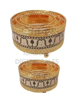 Large Round Décor Modern Metal Candle Holder