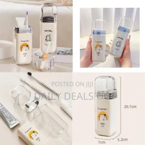 1 Piece of 3 in 1 Toothpaste Storage Container Toothbrush Holder