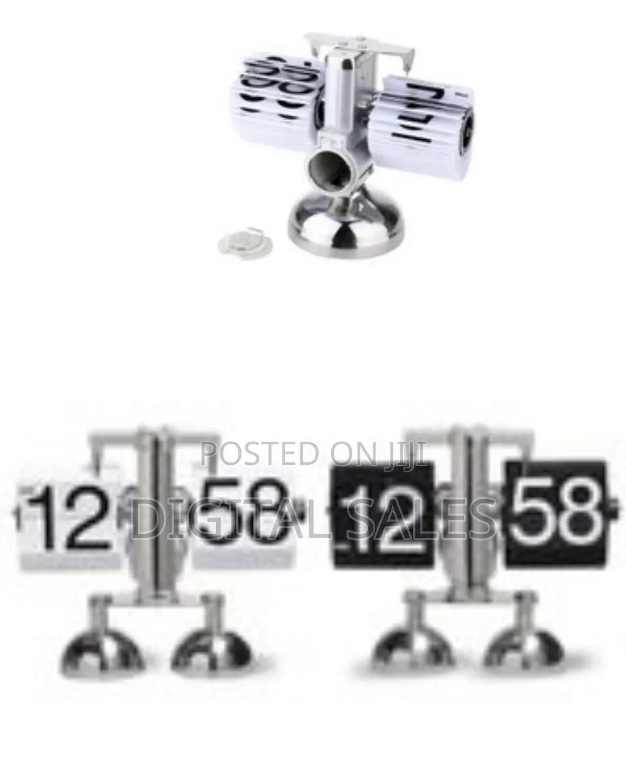 Flip Down Page Desk Clocks,Digital Mechanical Retro Flip Down Clock