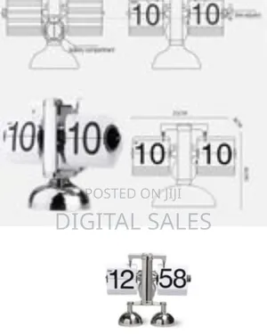 Flip Down Page Desk Clocks,Digital Mechanical Retro Flip Down Clock
