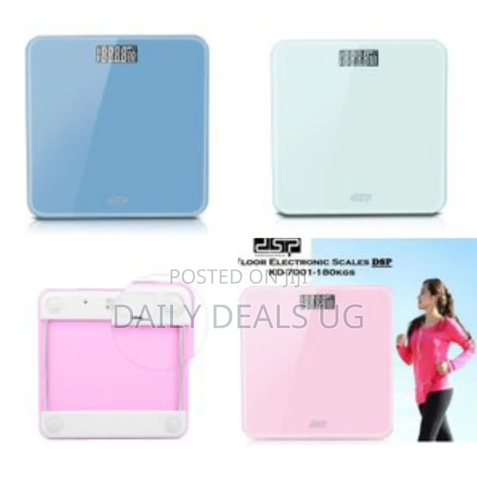 DSP Personal Electronic Body Weighing Scale- Multicolor