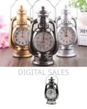 Desktop Clock Table Plastic