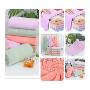 35x75cm, 4 Piece Microfiber Kitchen Dish Clothes, Bathroom Beach Towel