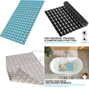 Non Slip Floor Bath Mat Bathtub Shower Mat, Machine Washable Bathtub