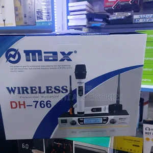 Wireless Microphone Max Dh- 766, Professional Wireless Microphone
