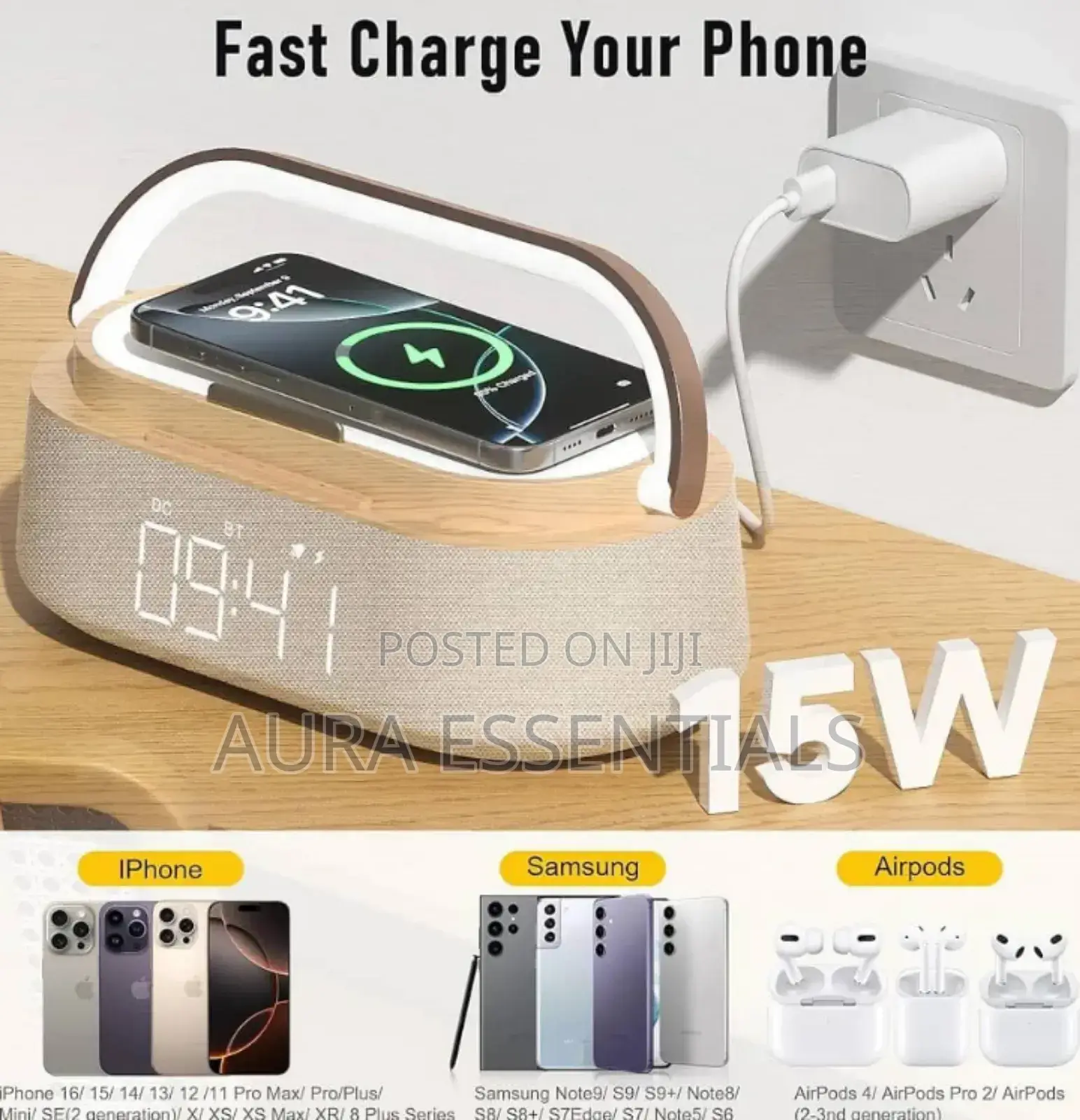 6in1 Multifunction Alarm Clock