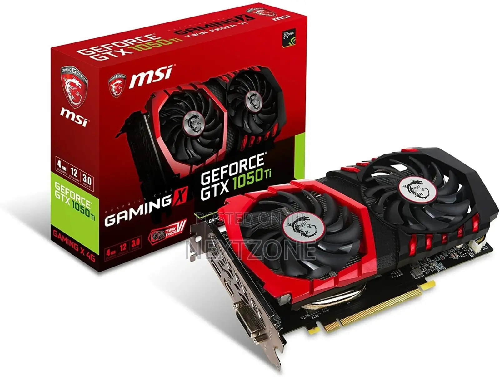 Msi Gtx1050ti Gaming X 4gb Gddr5