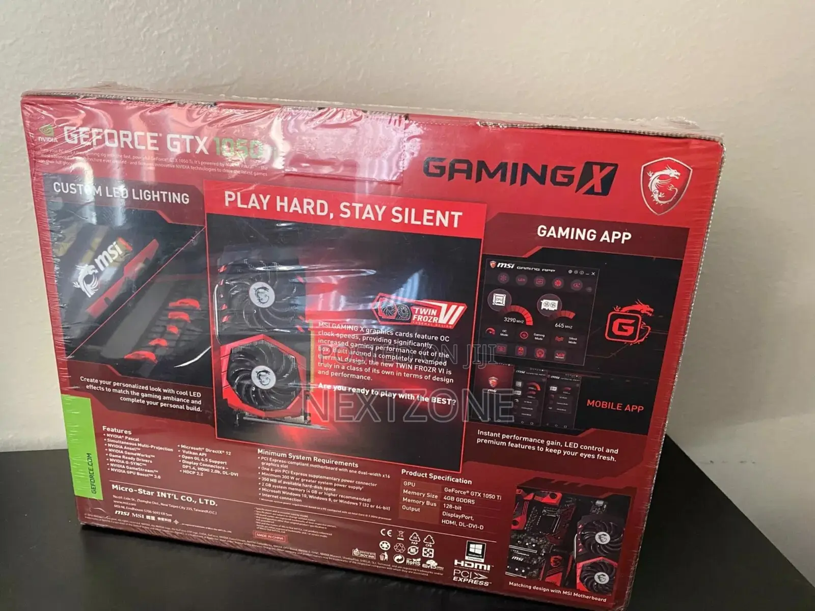 Msi Gtx1050ti Gaming X 4gb Gddr5