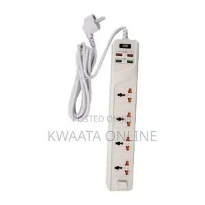 Winningstar Universal 4 Ways Strip 4 Usb Port Extension Power Socket