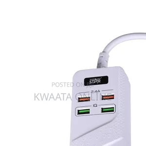 Winningstar Universal 4 Ways Strip 4 Usb Port Extension Power Socket