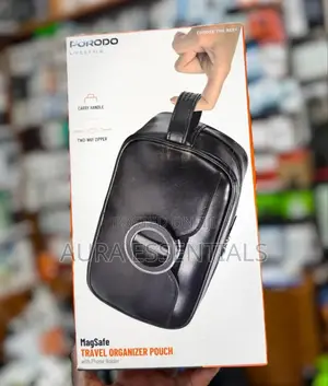 Porodo Magsafe Travel Organizer Pouch With Phone Holder