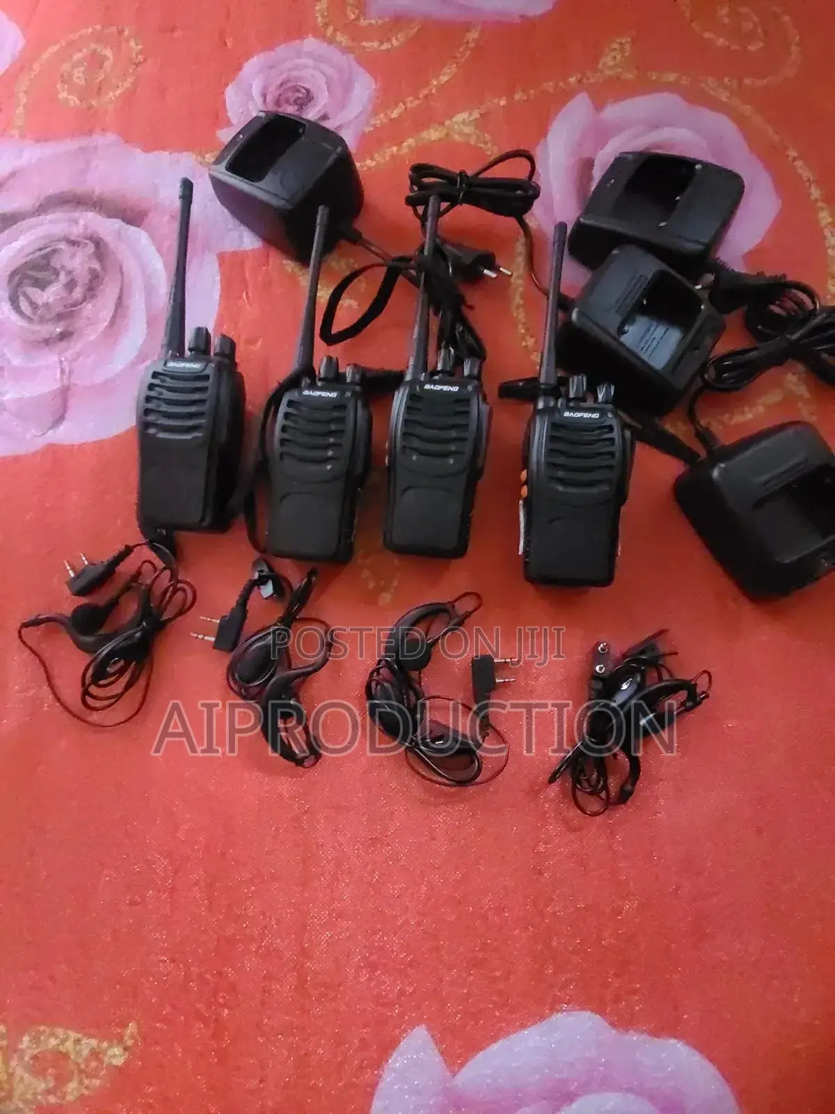 Baofeng Walkie Talkies Talk Backs for Hire. Suitable for Events