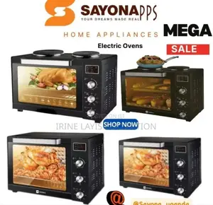 35l Sayona Electric Oven With Dual Hot Plates.