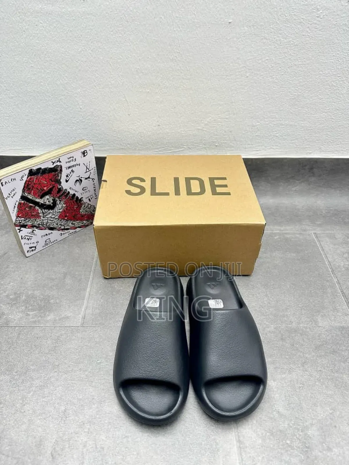 Adidas Black Yeezy Sandals