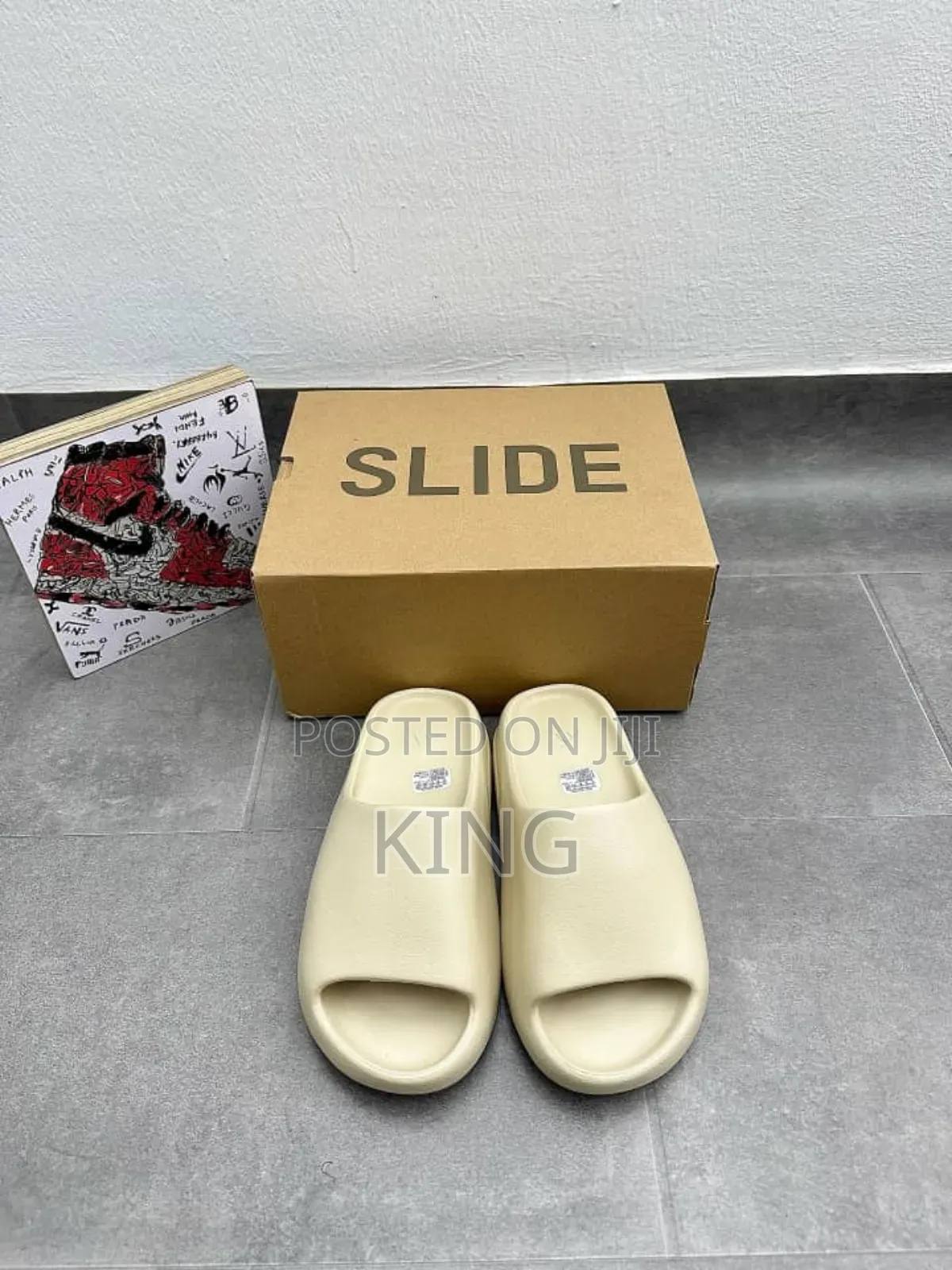 Cream Yeezy Adidas Slides