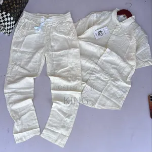 Bold Linen Full Suit Set.