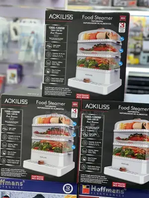 3 Tier Electric Food Cooking Steamer Pot With Display, Timer Fuction