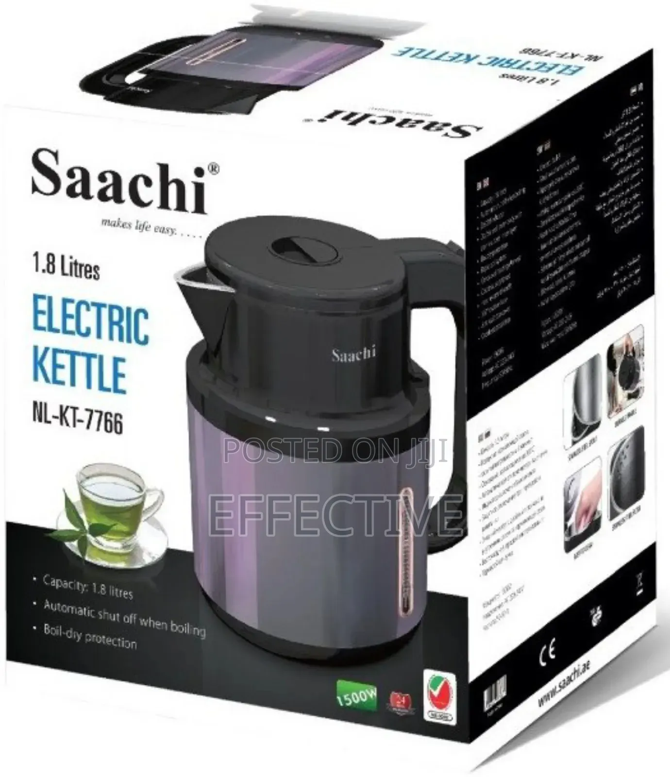 1.8l Saachi Electric Kettle, Model Nl-Kt-7766