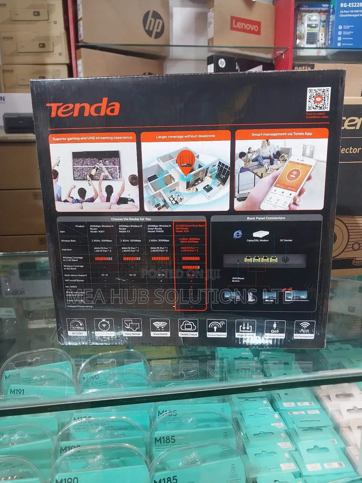 Tenda Ac1200 Smart Dual Band Router (Ac6)