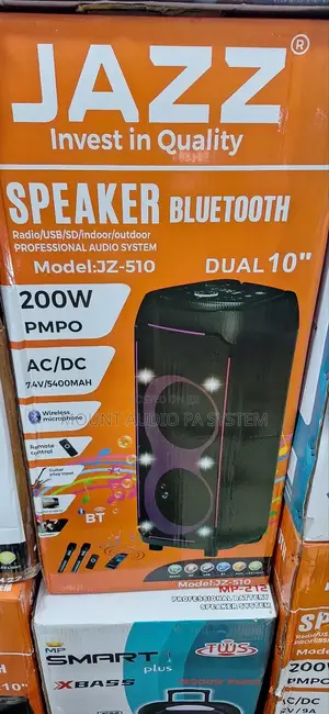 Jazz Rechargeable Speaker Dual 10