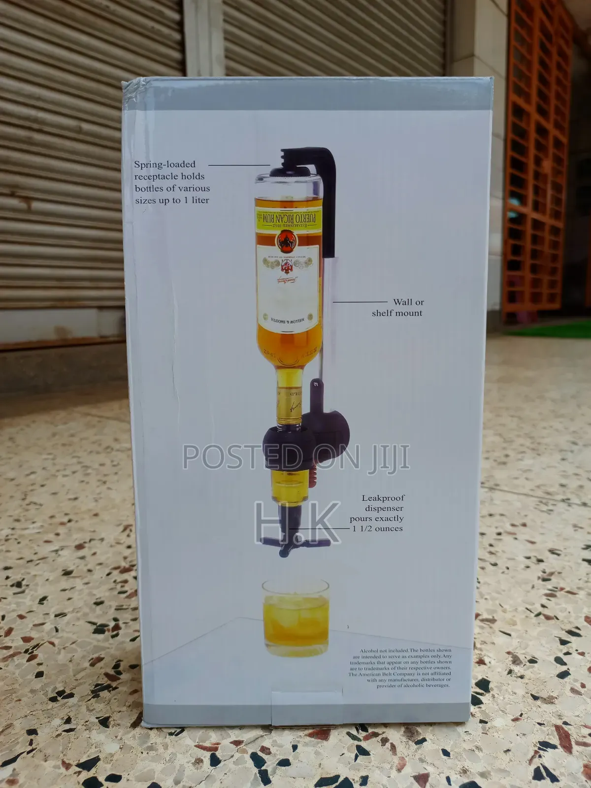 Bar Butler Single Shot Liquor Dispenser.
