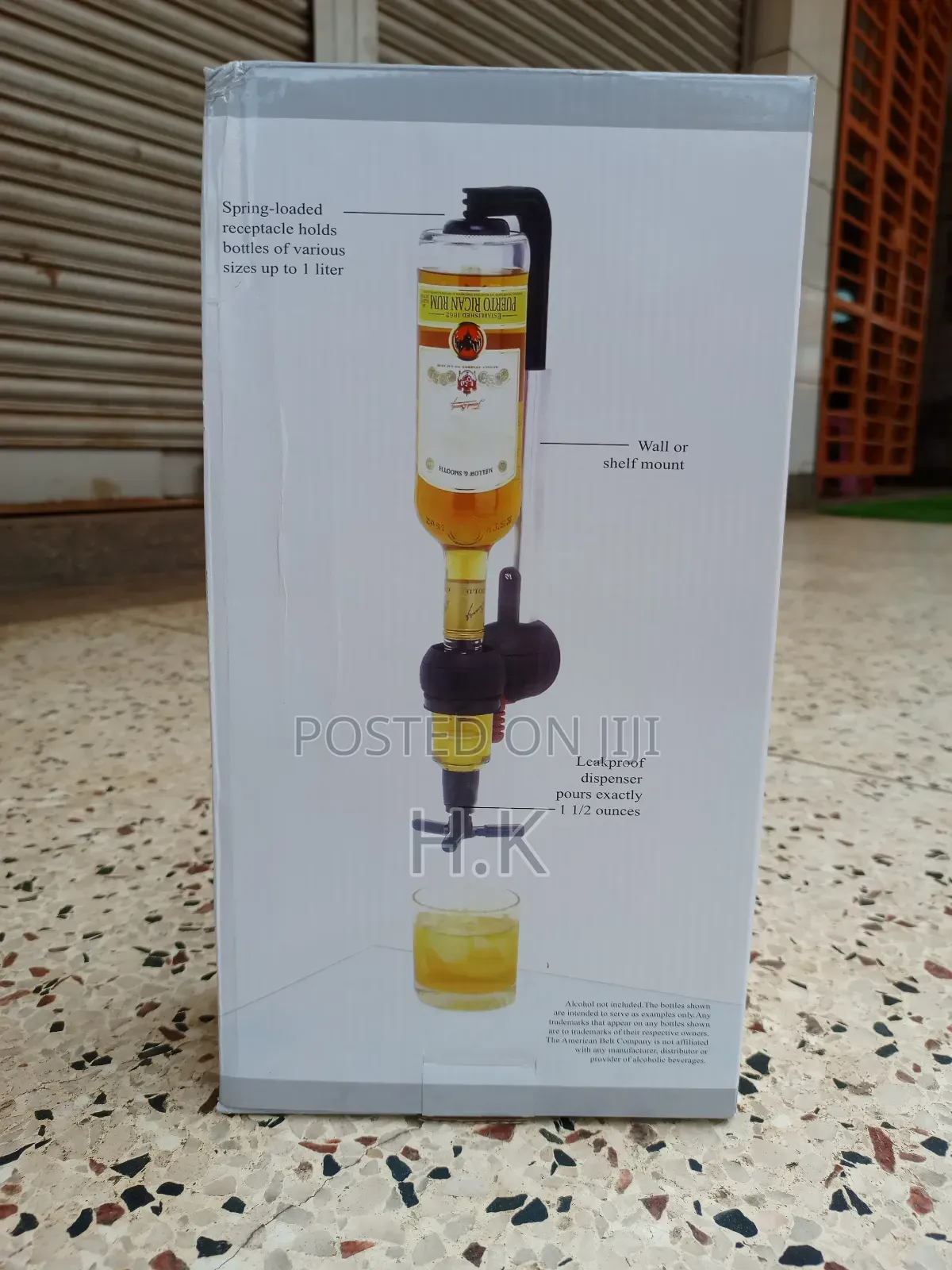 Bar Butler Single Shot Liquor Dispenser.