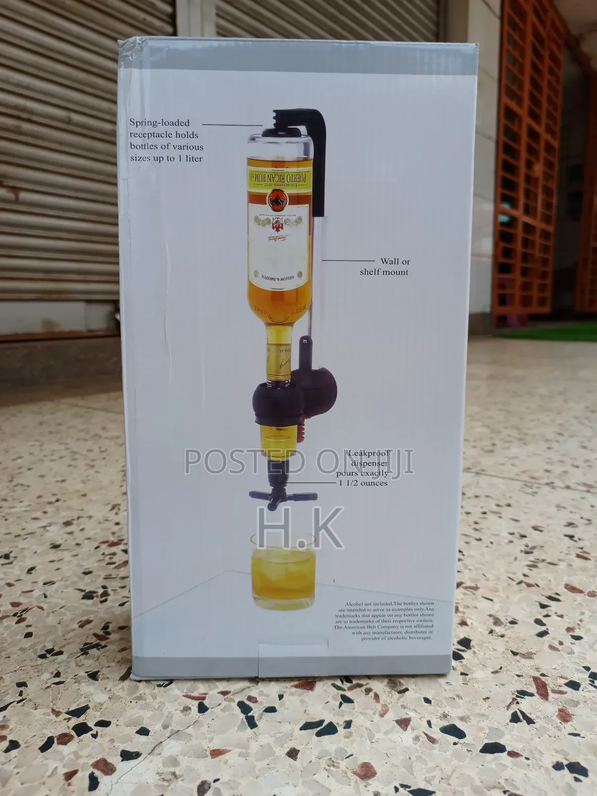 Bar Butler Single Shot Liquor Dispenser.