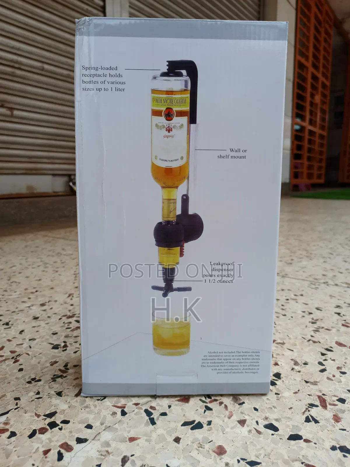 Bar Butler Single Shot Liquor Dispenser.