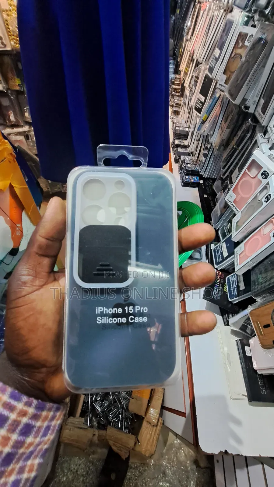 Iphine 15 Pro Advanced Silicone New Stock With a Camera Slide