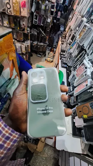 Iphine 15 Pro Advanced Silicone New Stock With a Camera Slide