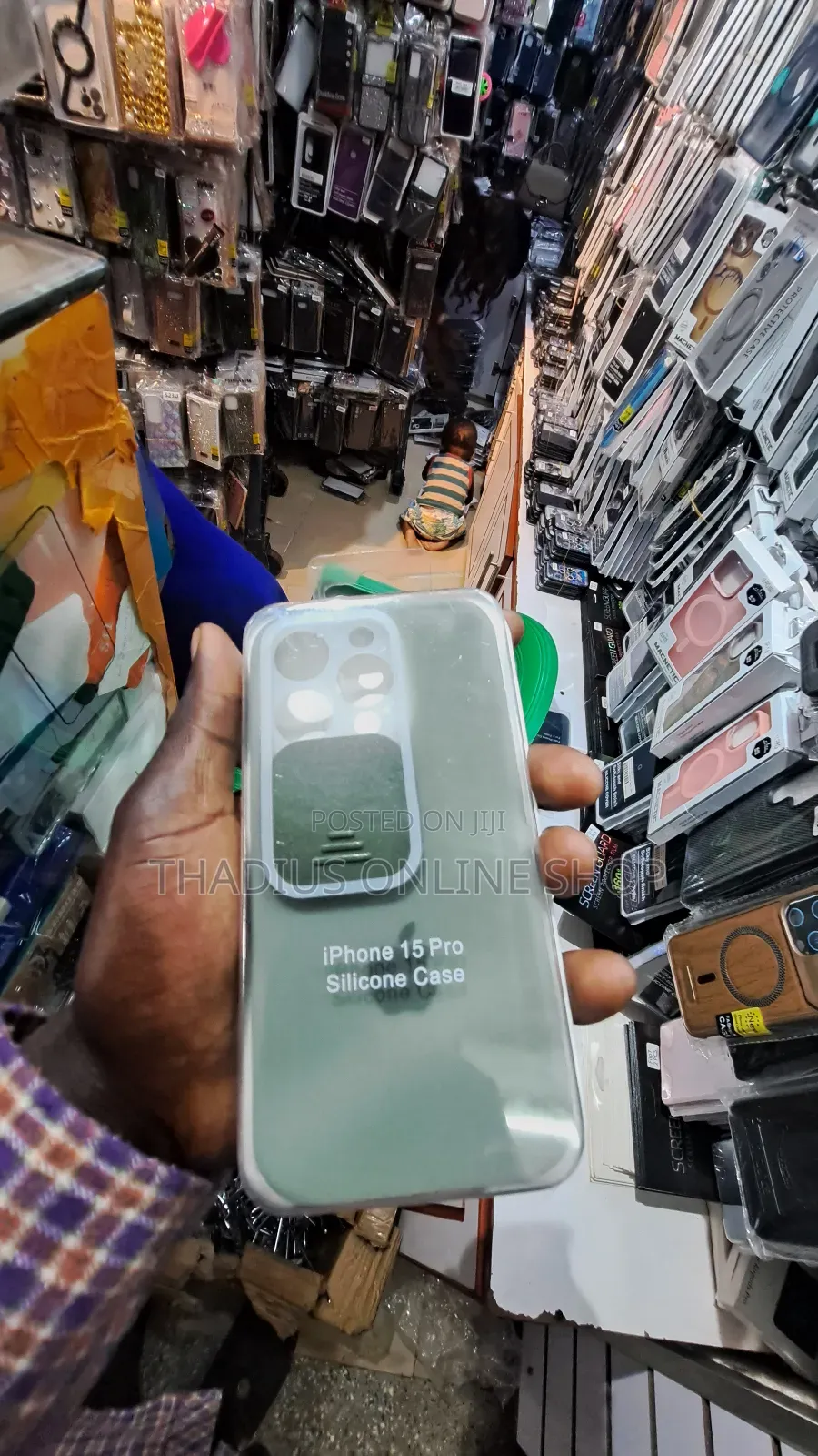 Iphine 15 Pro Advanced Silicone New Stock With a Camera Slide