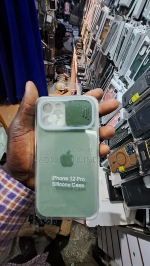 iPhone 12pro New Advanced Silicone With a Camera Slide