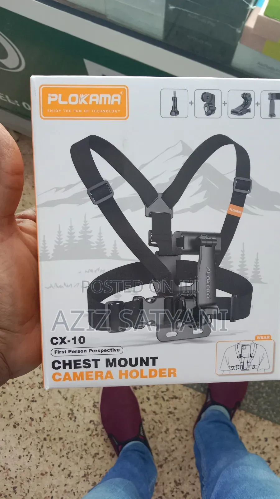 Plokama Cx-10 Chest Mount Camera Holder Chest Support Harness Mount