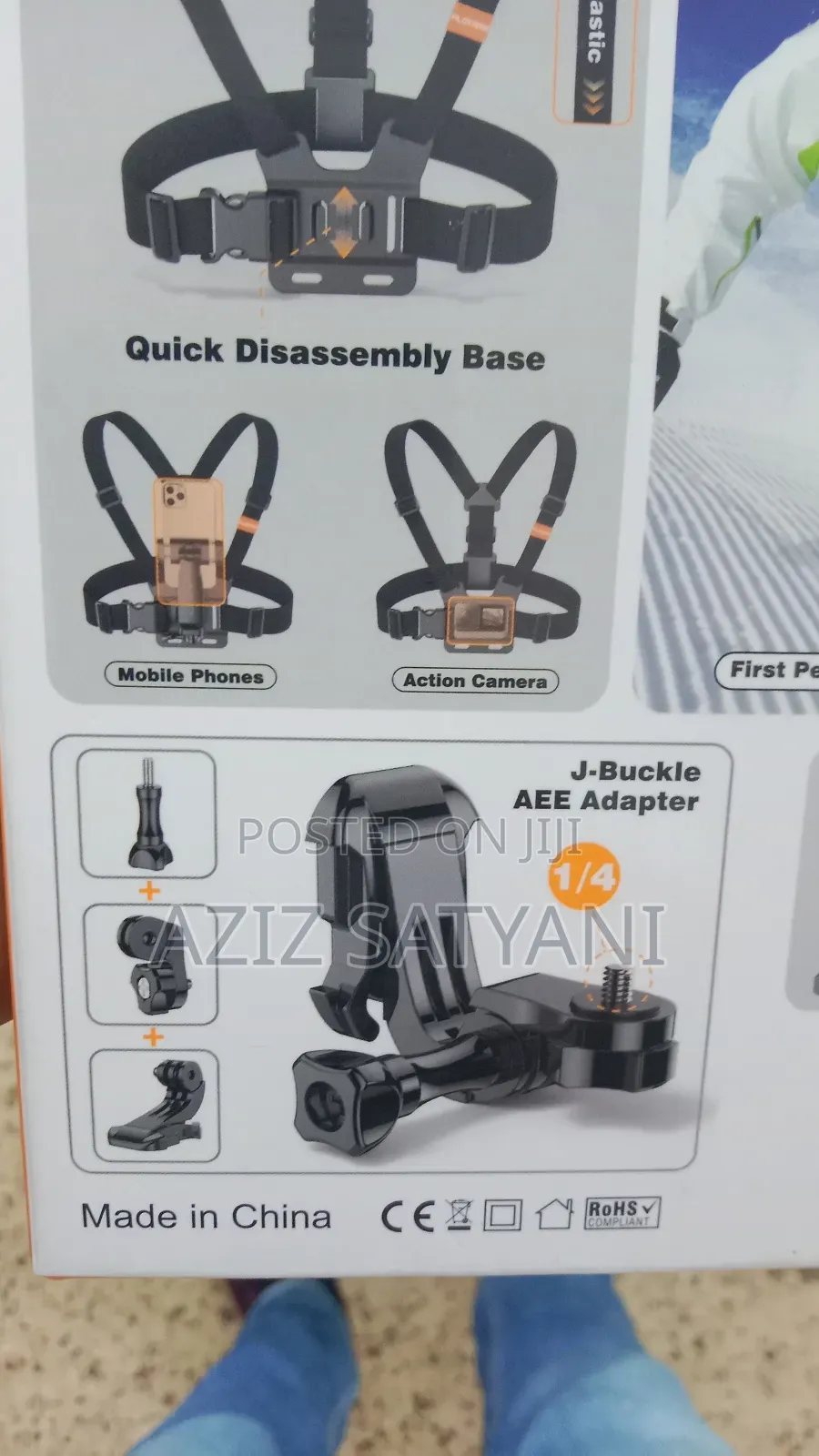 Plokama Cx-10 Chest Mount Camera Holder Chest Support Harness Mount