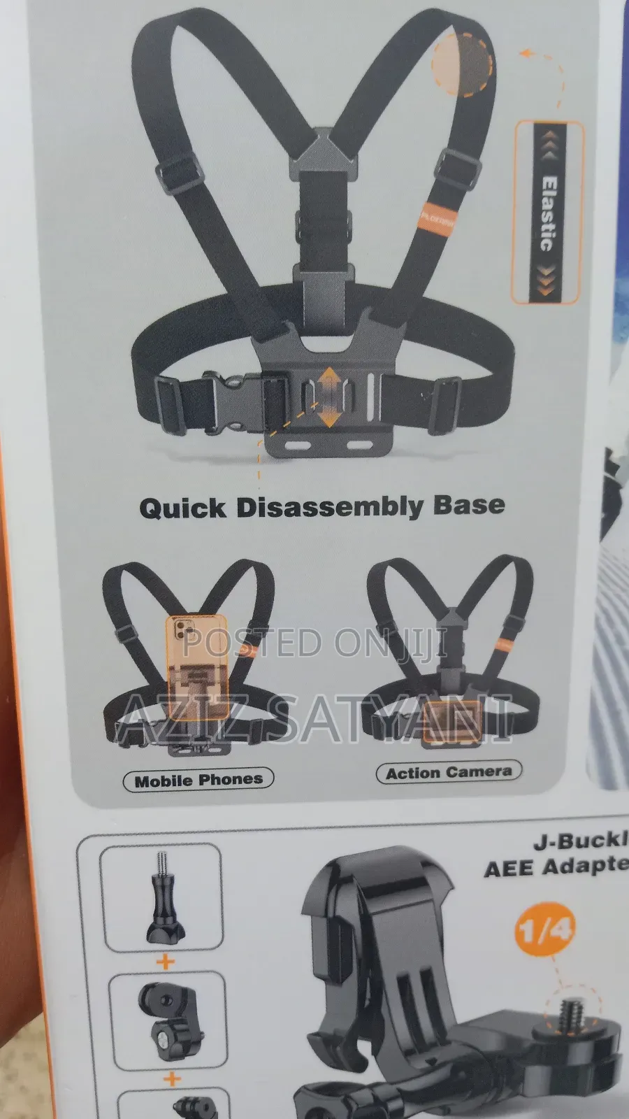 Plokama Cx-10 Chest Mount Camera Holder Chest Support Harness Mount