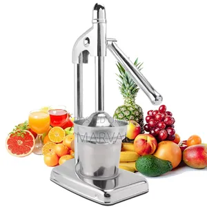 Manual Citrus Juicer Hand Press - Stainless Steel Fruit Squeezer