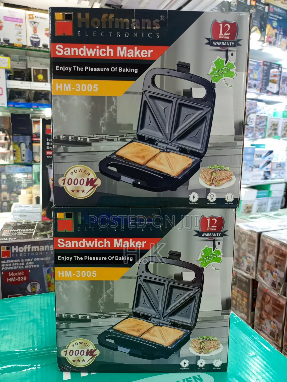 Sandwich Maker, Model Hm-3005.