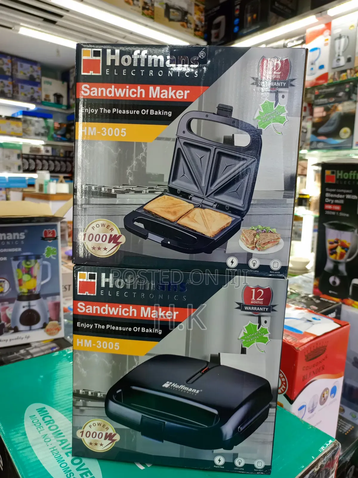 Sandwich Maker, Model Hm-3005.