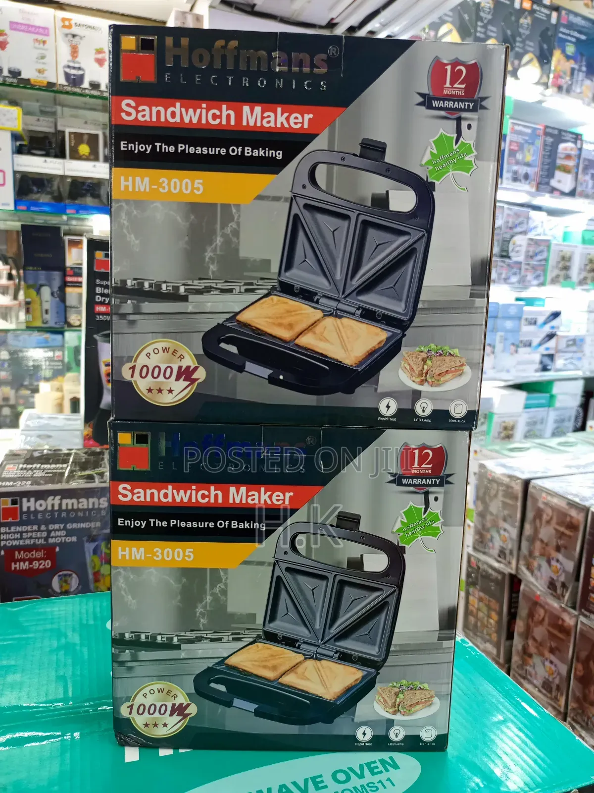 Sandwich Maker, Model Hm-3005.
