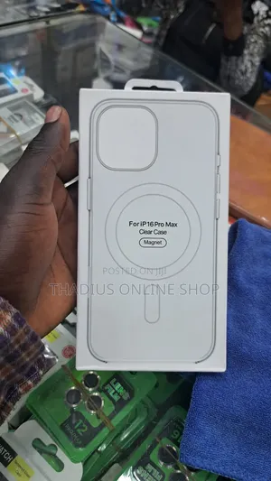 iPhone 16promax Super Clear White Transparent Case
