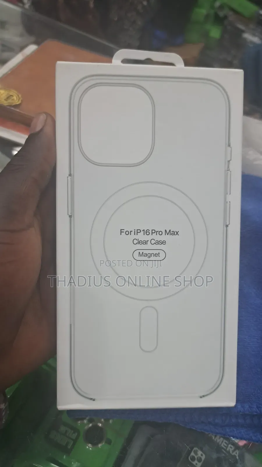 iPhone 16promax Super Clear White Transparent Case