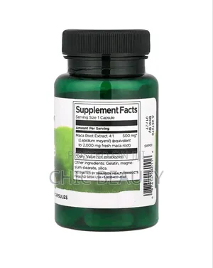 Swanson Maca Sexual Health 500mg 60 Capsules