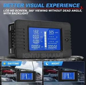 200v 200a Dc Battery Monitor Voltmeter Current Meter For Solar Systems